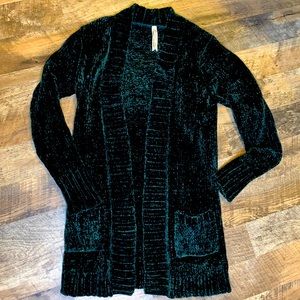 Velvet-ish cardigan